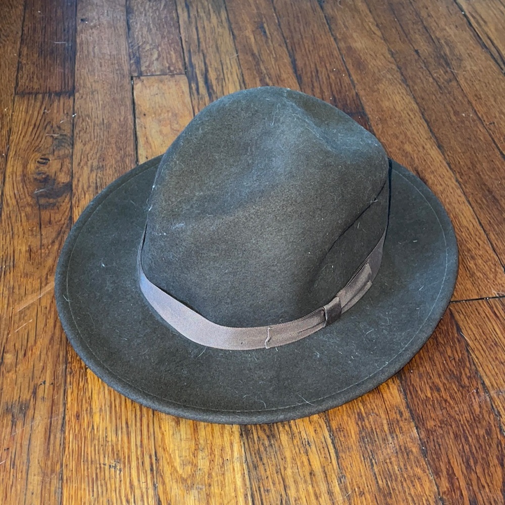 Orvis lite felt hat WPL 5923 brown medium wool USA